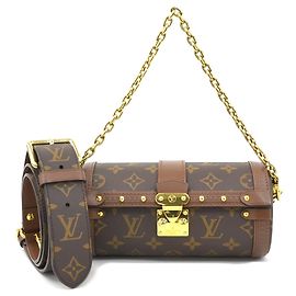Sac à main Papillon Trunk Monogram Louis Vuitton Marron Monogramme