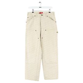 Supreme Jean en coton beige Beige