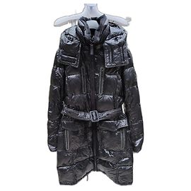 Sublime manteau doudoune style trench matelassé Burberry noir taille M comme neuf Noir