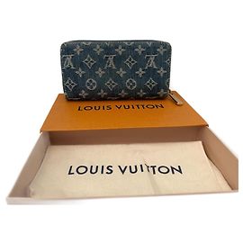 Louis Vuitton Zippy Denim Light blue