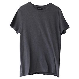 Apc Camiseta de manga corta con cuello redondo A.P.C. en algodón gris Gris