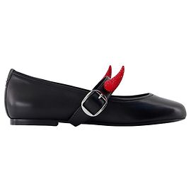 Ballerinas - Coperni x Disney - Leather - Black Black