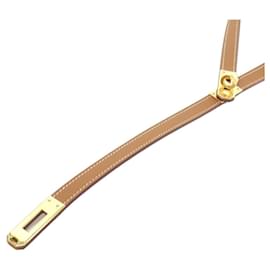 Hermès Hermes Kelly Swift Necklace Golden Metallic