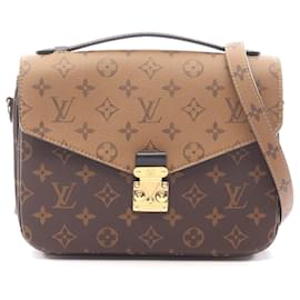 Louis Vuitton-Bolsa Pochette Metis MM Louis Vuitton-Marrom