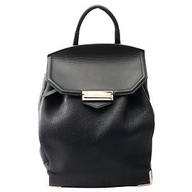 Autre Marque Prisma Leder Rucksack von Alexander Wang Schwarz