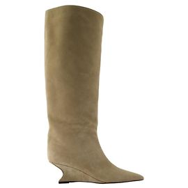 Botas Nina 50 - Paris Texas - Couro - Bege Marrom Bege