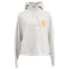Ba&Sh Daniel Mélange Hoodie aus grauer Baumwolle Grau