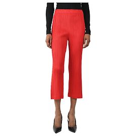 Pleats Please Red pleated trousers - size XS Red