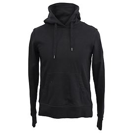 Schwarzer Baumwoll-Hoodie mit Canada Goose Muskoka Logo-Patch Schwarz