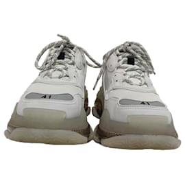 Balenciaga-Triple S-Branco,Cru