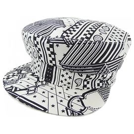 Gorra de seda Twillene de Hermès Blanco