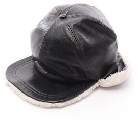 Christian Dior Dior ORIGIN Schafsledermütze Schwarz