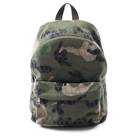 Valentino Garavani Valentino Canvas Backpack Green