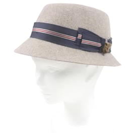 Gucci-Fedoras de feltro de pele de coelho Gucci-Marrom,Bege