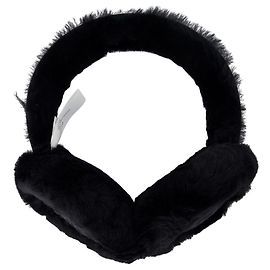 W Earmuff - UGG - Leather - Black Black