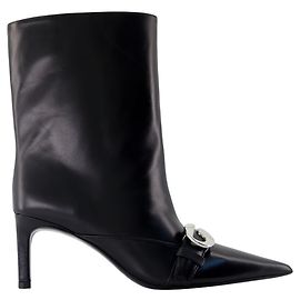 Heeled Belt Boots - Coperni - Leather - Black Black