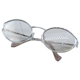 Occhiali da sole Miu Miu SMU52Y Argento Metallico