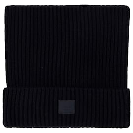 Berretto - Acne Studios - Cotone - Nero Nero