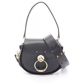 Chloé Chloe TESS Small Leather Handbag Black