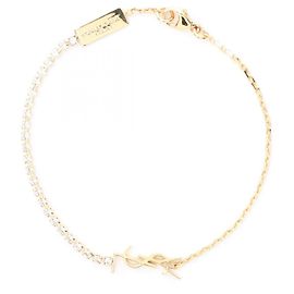 Yves Saint Laurent Accessorio Bracciale Cassandra Saint Laurent Paris D'oro Metallico