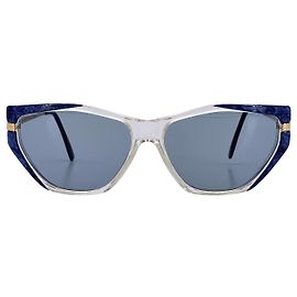 Yves Saint Laurent Vintage Blue EUTERPE Sunglasses 60/13 140mm Blue