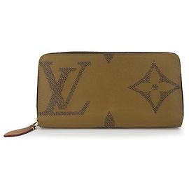 Louis Vuitton Zippy Geldbörse Monogram Lang Braun Bronze