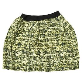 Autre Marque Saia de Cupro Estampada TOGA PULLA Preto Amarelo