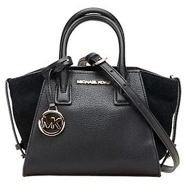 Borsa in pelle 2 in 1 Michael Kors Nero