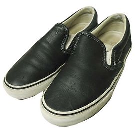 Autre Marque Vans Vault CUIR SLIP-ON Cuir Slip-On Noir