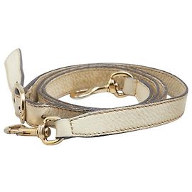 Alça de ombro de couro Gucci Outro Fora de branco