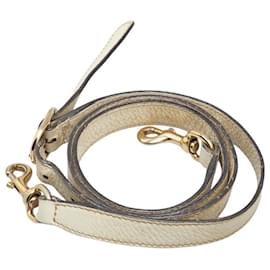 Gucci-Gucci Leather Shoulder Strap-Other,Eggshell