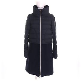 Autre Marque Casaco de lã e penas Herno PI1214D Azul Azul marinho
