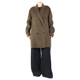 Joseph Cappotto Clavel double-face marrone - taglia UK 12 Marrone