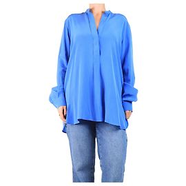 Joseph Blaue Dara-Seidenbluse - Größe UK 12 Blau