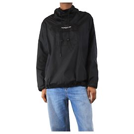 Burberry Black nylon pullover - size UK 4 Black