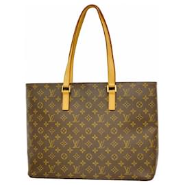 Louis Vuitton-Louis Vuitton Monogram Luco Tote Bag-Brown