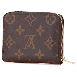 Louis Vuitton-Louis Vuitton Monogram Zippy Coin Purse-Brown
