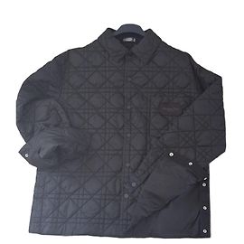 Christian Dior Cannage Overshirt Schwarz