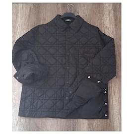 Christian Dior-Cannage Overshirt-Black