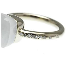 Pomellato-Pomellato Nude Ring in 18K White Gold-Silvery