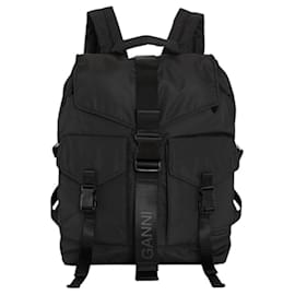 SCHWARZER TECH-RUCKSACK GANNI Schwarz