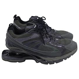 Balenciaga-Tênis Baixos X-Pander da Balenciaga em Poliéster Verde Oliva-Verde,Verde oliva