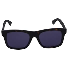 Gucci-Óculos de sol quadrados efeito tartaruga Gucci em acetato marrom-Marrom