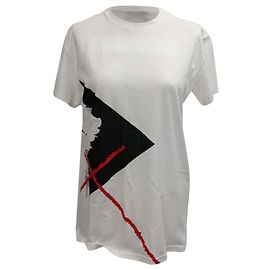 Camiseta de algodón blanco con estampado gráfico Dior Blanco