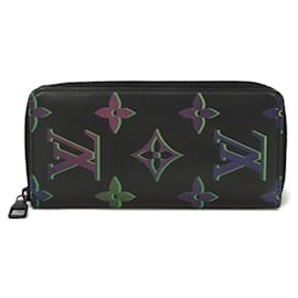 Louis Vuitton-Louis Vuitton Zippy Wallet Vertical Monogram Spotlight Long Wallet-Black