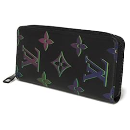 Louis Vuitton-Louis Vuitton Zippy Wallet Vertical Monogram Spotlight Long Wallet-Black