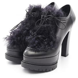 Botines de cuero y piel de Louis Vuitton Negro
