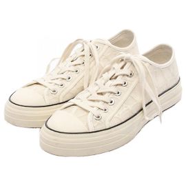 Valentino Toile Iconographe Leder Sneakers Weiß Andere Roh