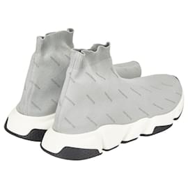 Balenciaga-Tênis de Meia Balenciaga Speed Trainer-Marrom,Branco