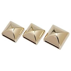 Hermès-Ensemble de 3 pièces de bague à foulard Medor d'Hermès-Doré